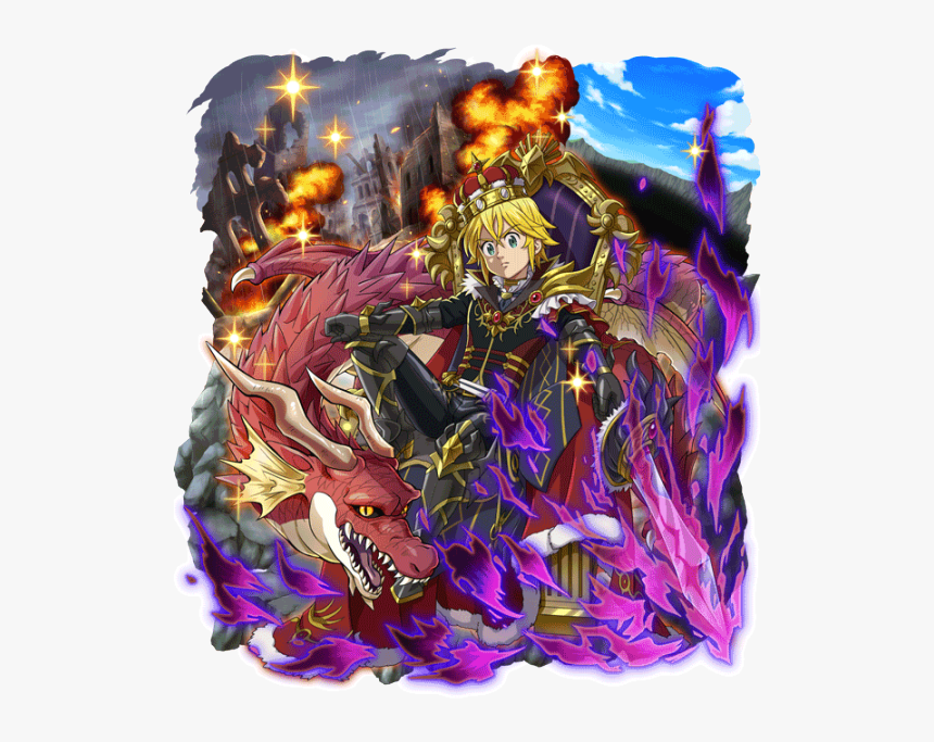 I Wonder If Meliodas Actually Met A Dragon - Meliodas And Elizabeth Wedding, HD Png Download