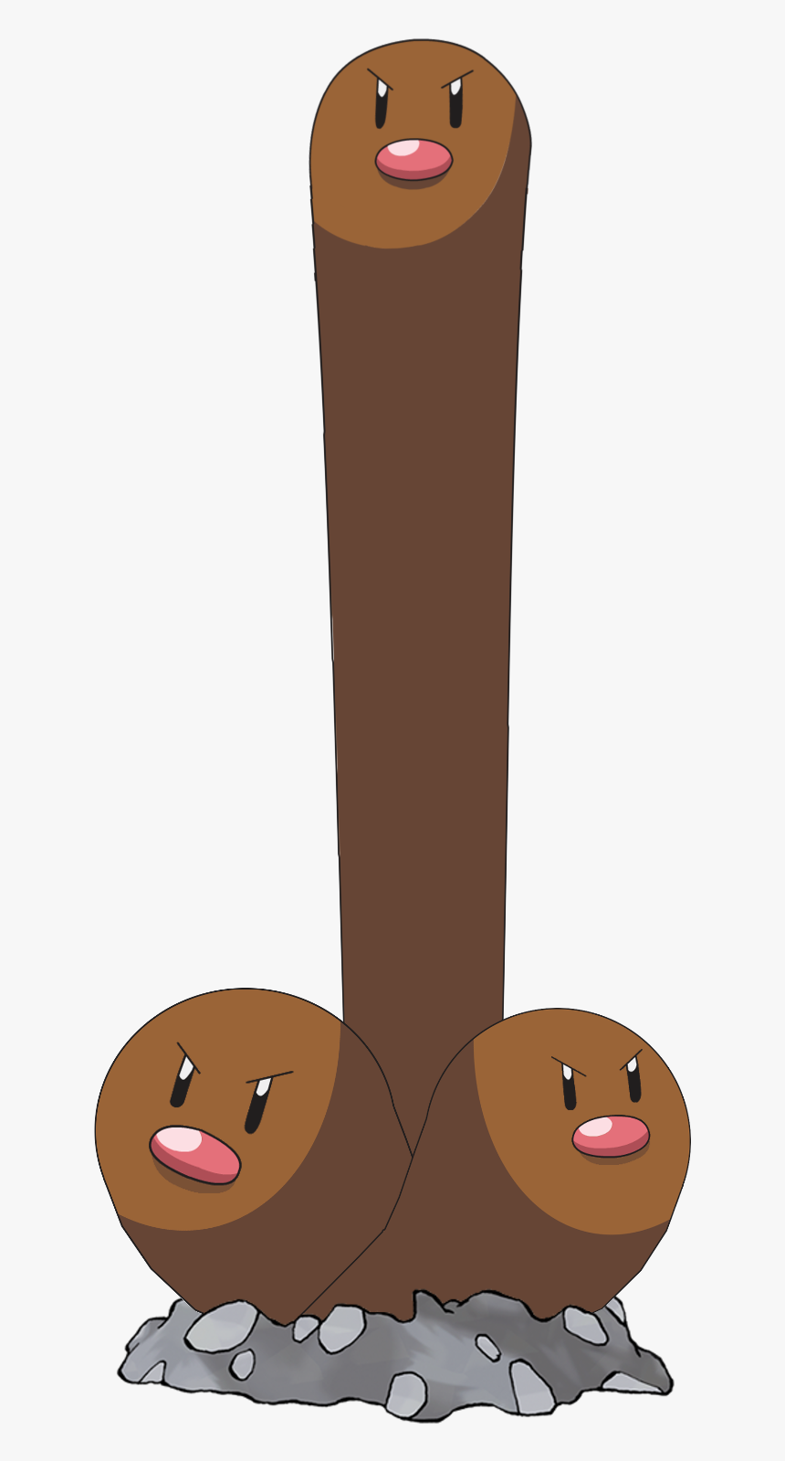 Dugtrio Alola Form , Png Download - Cartoon, Transparent Png
