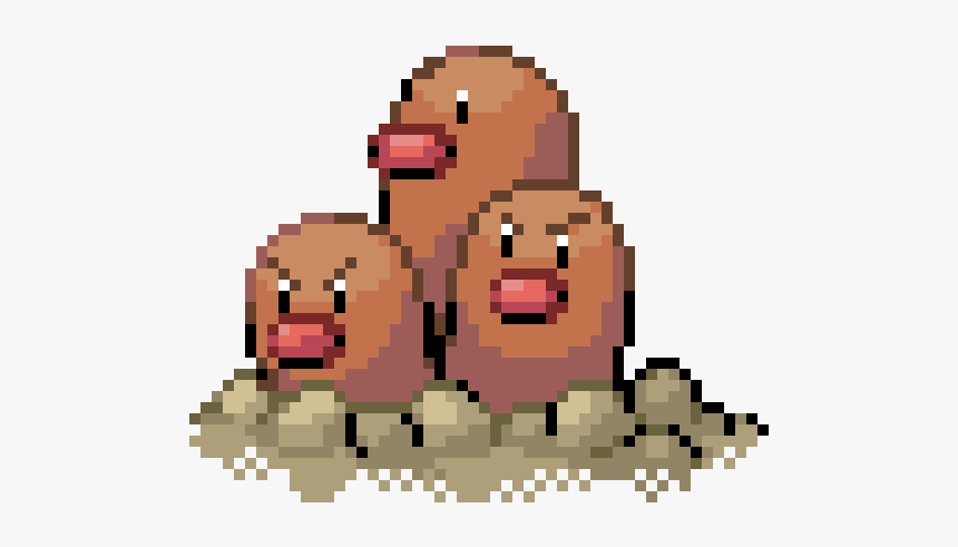Dugtrio Pixel Art, HD Png Download