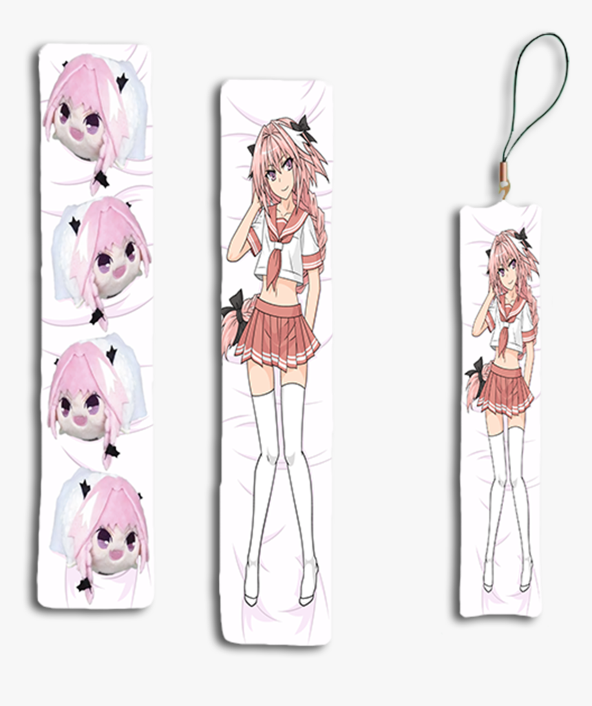 Image Of Astolfo Mini Dakimakura Keychain - Astolfo Dakimakura Png, Transparent Png