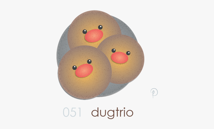 Dugtrio 
trio Trio Trio - Duck, HD Png Download
