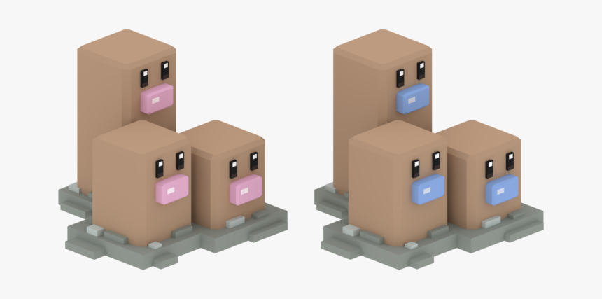 Download Zip Archive - Pokemon Quest Dugtrio, HD Png Download