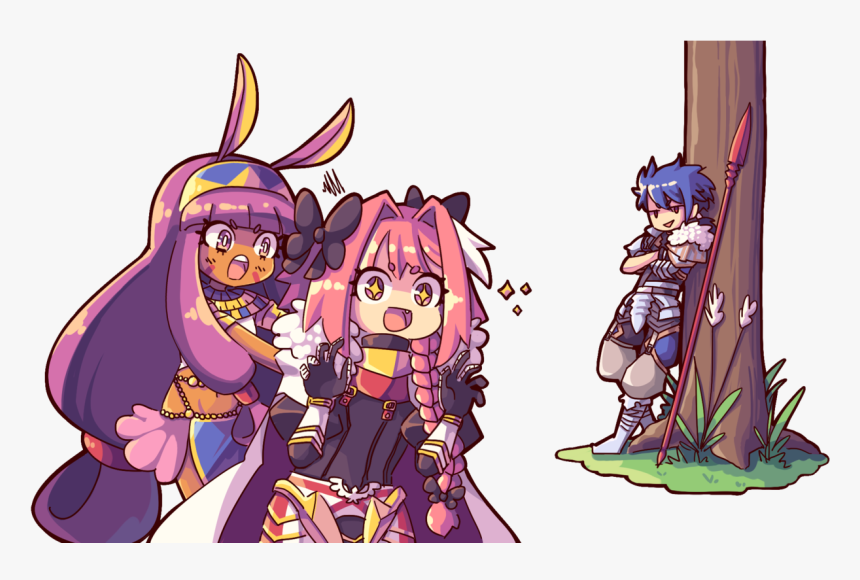 Nitocris And Cu Chulainn, HD Png Download