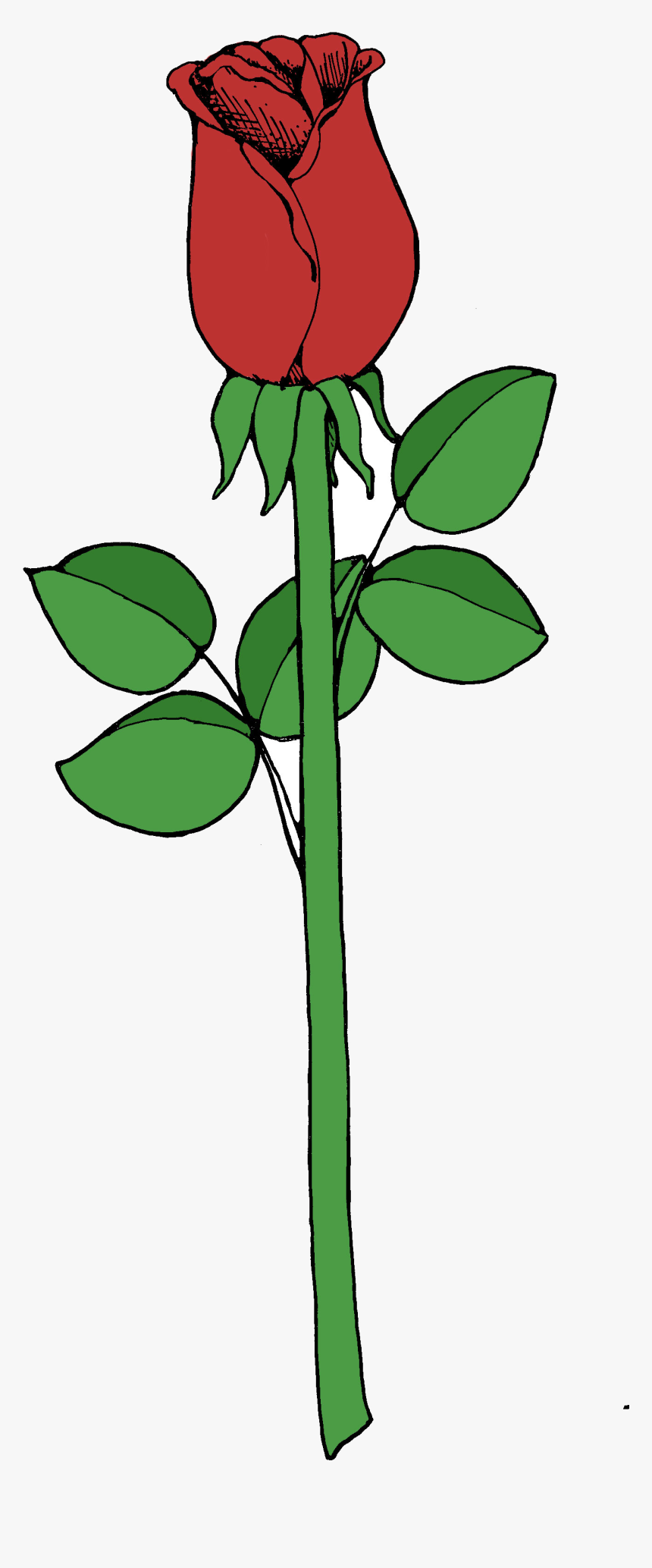 Rose Roses Simple Clipart Free Images Transparent Png - Roses Simple, Png Download