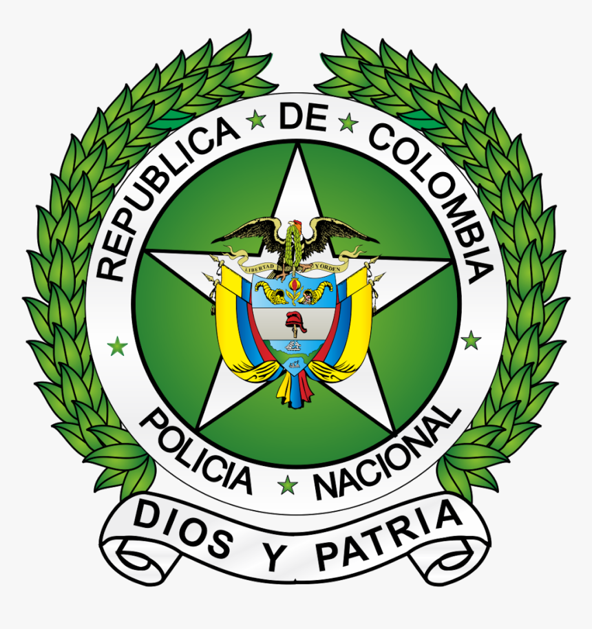 Policia Colombia Logo Vector - Colombia, HD Png Download
