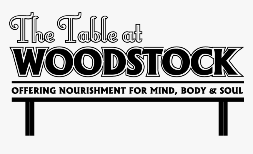 The Table Woodstock Logo Provisions - Graphics, HD Png Download