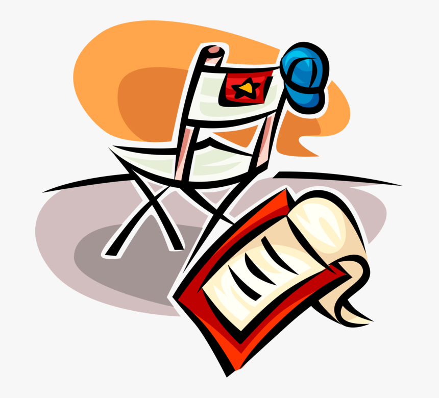 Vector Illustration Of Hollywood Cinema Movie Script - Script Clipart, HD Png Download