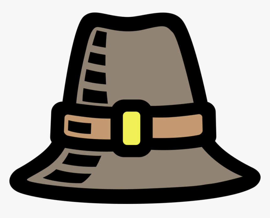 Clip Art Vector Graphics Hat Illustration Bonnet - Clip Art Pilgrim Hat, HD Png Download