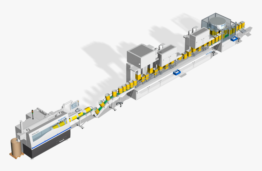 Assembly Line For Square Cans - Overpass, HD Png Download