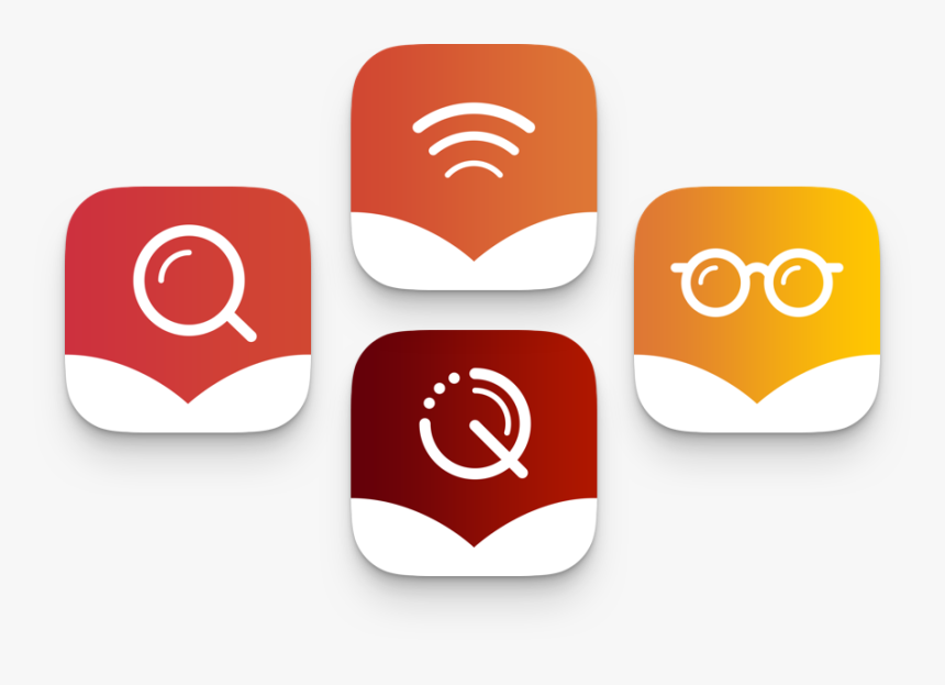Ebook Search App Icon - Circle, HD Png Download