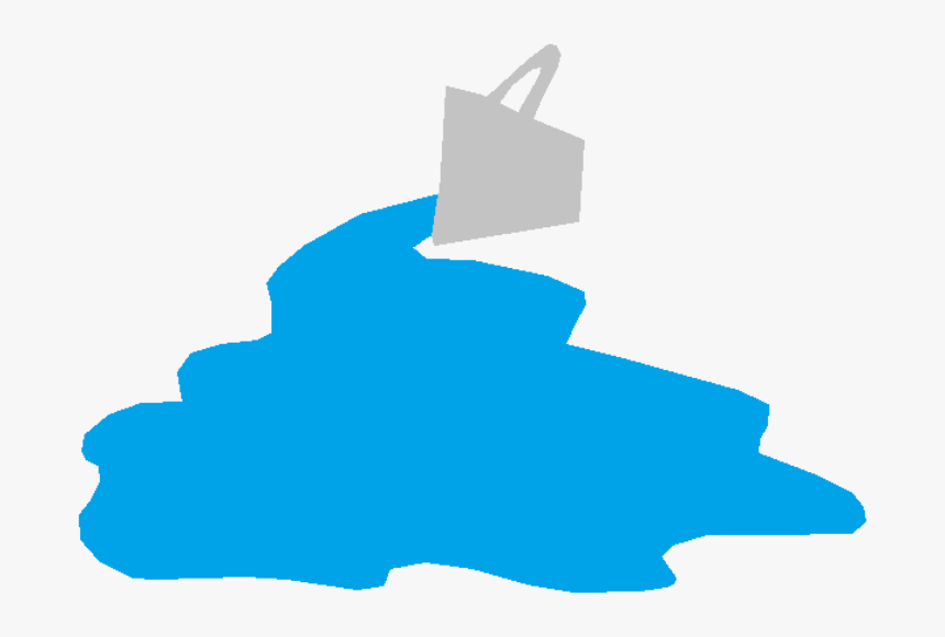 Bucket Of Water - Bucket Of Water Silhouette Transparent, HD Png Download