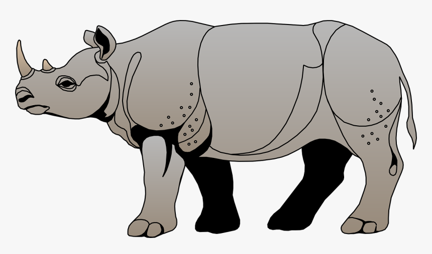 Clipart Rhinoceros, HD Png Download