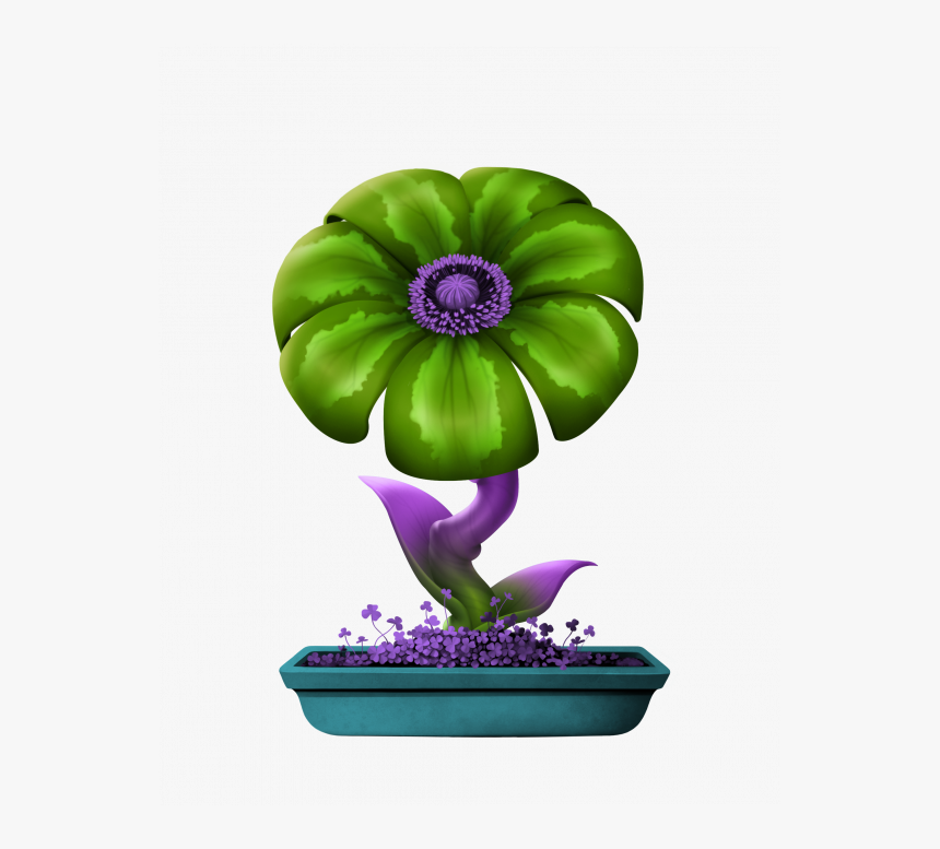 Neon Disco Ball - Flower, HD Png Download