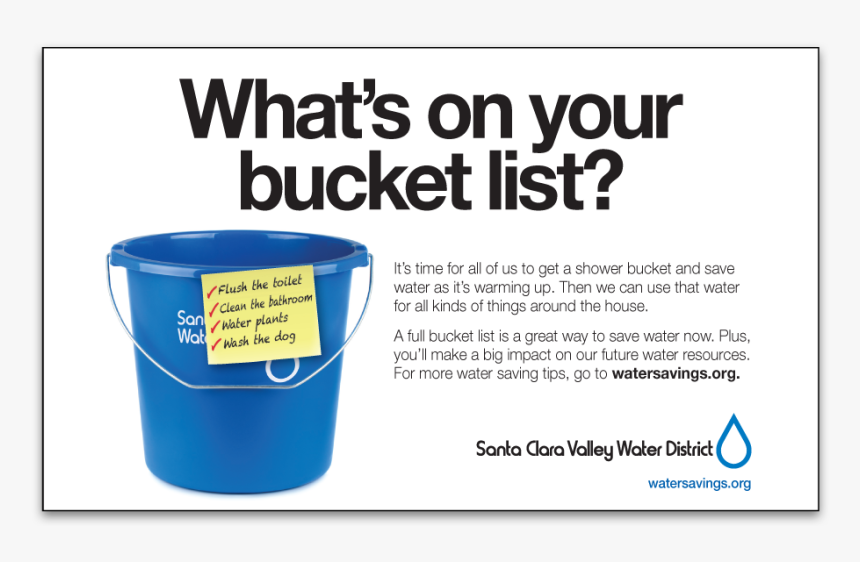 Santa Clara Valley Water District Bucket List - Target Ticket, HD Png Download