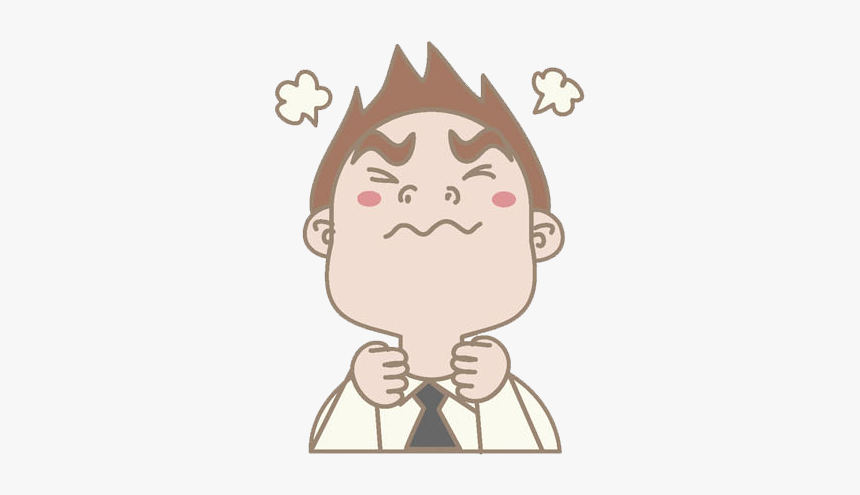 Illustration Man Transprent Png - Illustration Angry Png, Transparent Png
