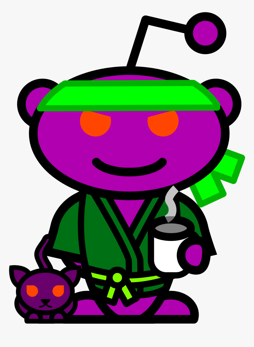 My Snoovatar Is A Purple Robot Ninja - Fortnite Robot Parts Drawing, HD Png Download