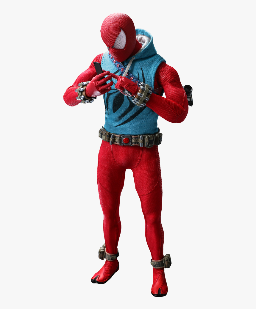 Scarlet Spider Action Figure, HD Png Download
