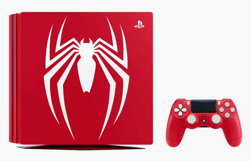 Playstation 4 Pro 1tb Marvel S Spider Man Limited Edition - Spiderman Pro Bundle, HD Png Download