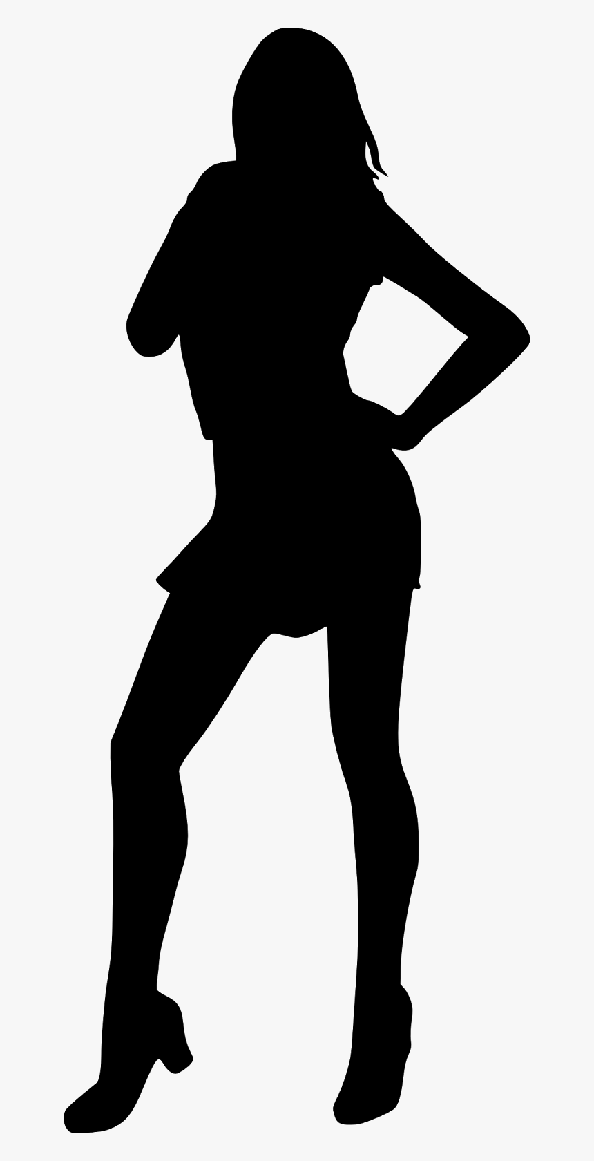 Barbie Silhouette Png - Silhouette, Transparent Png