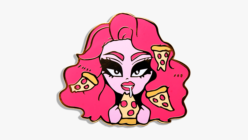 Pizza Pin - Kimchi Drag Queen Pins, HD Png Download