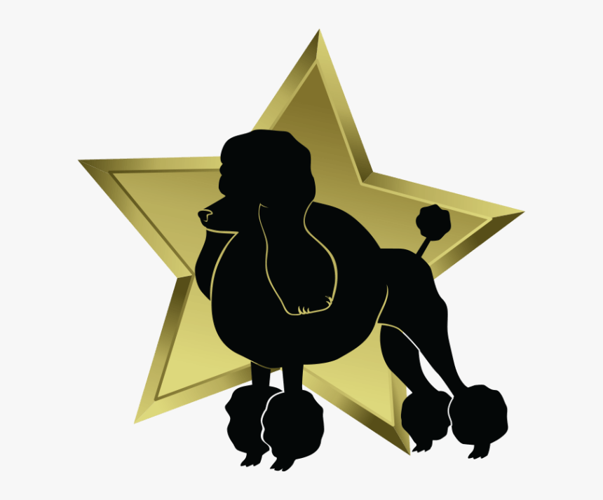 Silhouette Poodle Png, Transparent Png