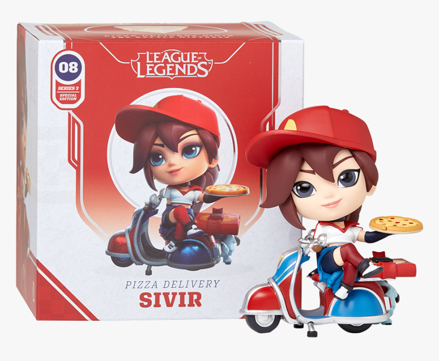 Pizza Delivery Sivir Figure, HD Png Download
