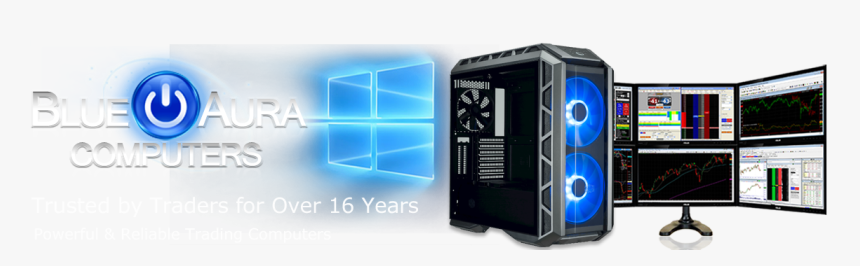 Blue Aura Computers Builds Powerful Reliable & Custom - Computer Case, HD Png Download