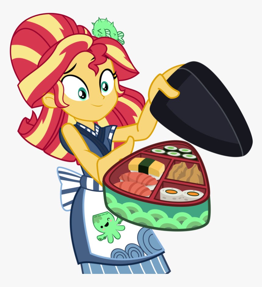 Sushi Clipart Real - Sunset Shimmer Sushi, HD Png Download