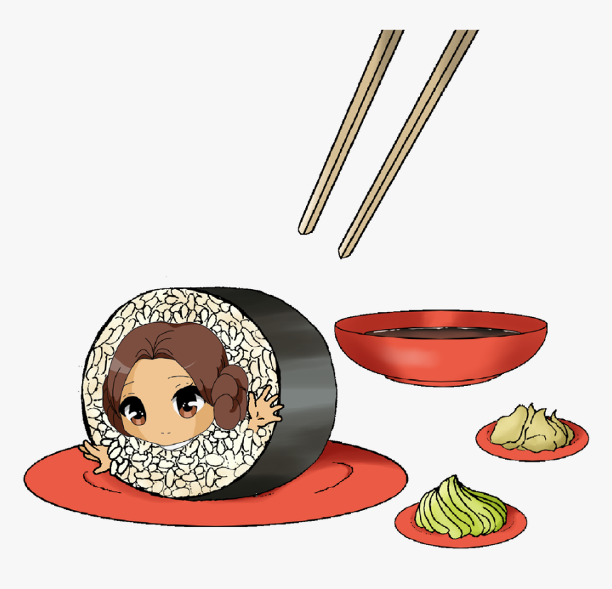 Sushi Clipart Chibi - Sushi Chibi Png, Transparent Png