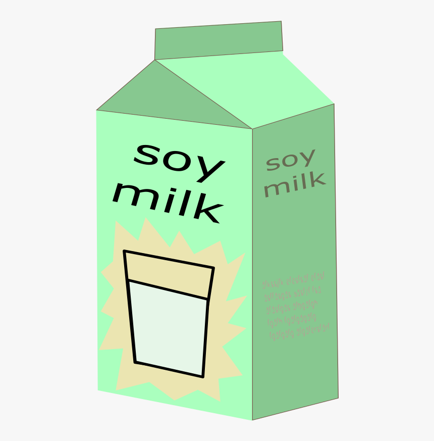 Milk Clipart Png - Transparent Soy Milk Carton, Png Download