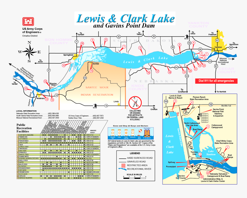 Transparent Lake Montana - Lewis And Clark Lake Hiking, HD Png Download