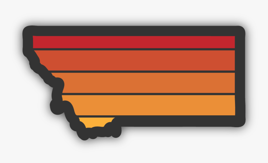 Montana Sunset Sticker, HD Png Download