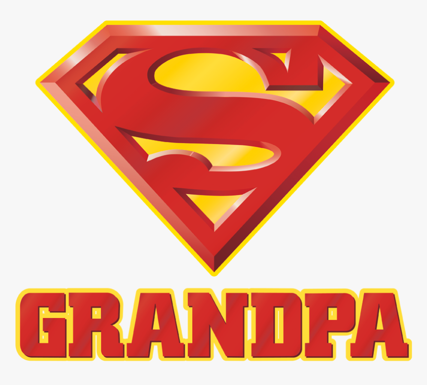 Superman Super Grandpa Men S Long Sleeve T-shirt - Superman Super Grandpa, HD Png Download