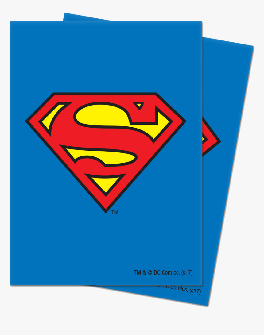 Ultra Pro Game Sleeves-justice League Superman - Superman Symbol, HD Png Download