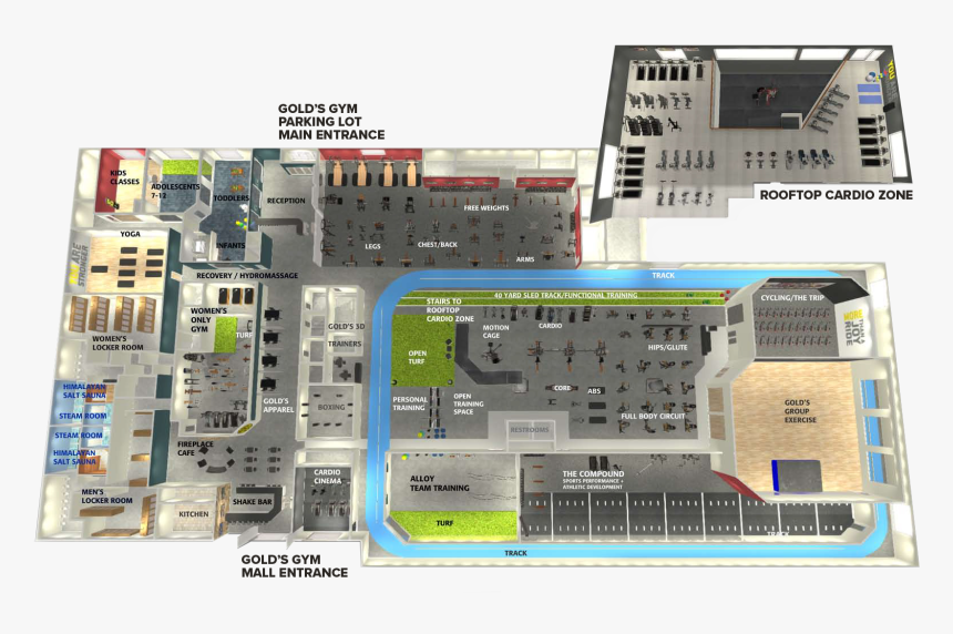 Gold's Gym Middletown, HD Png Download