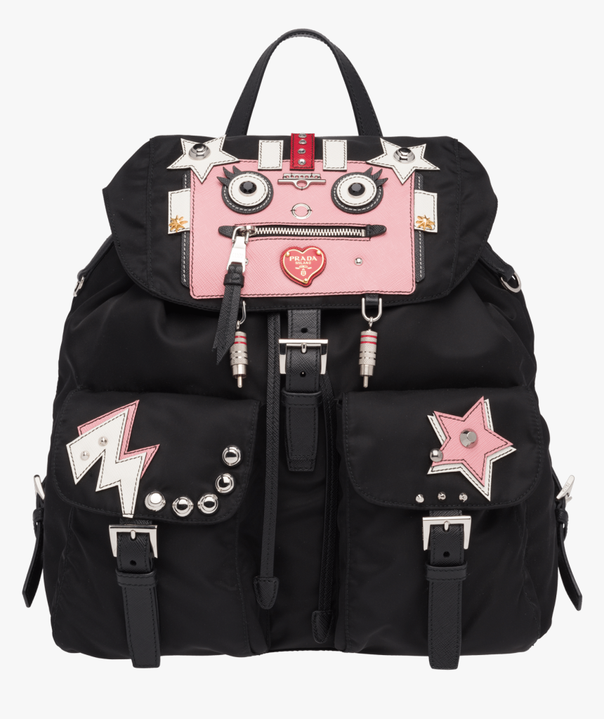 Prada Logo Png , Png Download - Prada Robot Backpack Pink, Transparent Png
