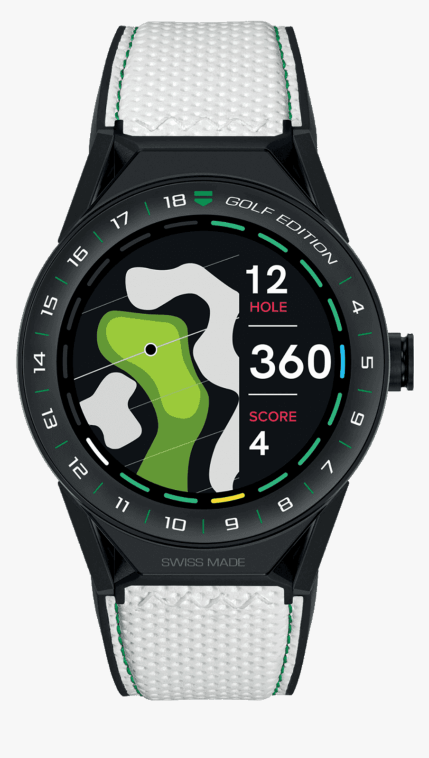 Tag Heuer Is Back With Yet Another $2,000 Luxury Smartwatch, - Tag Heuer Connected Golf Edition, HD Png Download