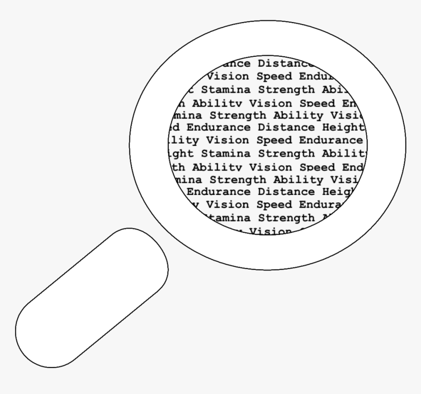 Magnifying Glass White Outline, HD Png Download
