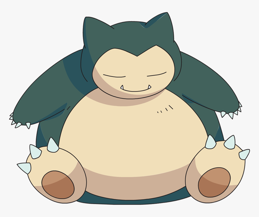 Pokemon Snorlax Is A Fictional Character Of Humans - Pokemon Snorlax Png, Transparent Png