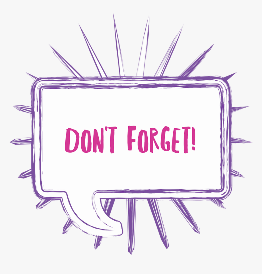 Dont Forget Copy, HD Png Download