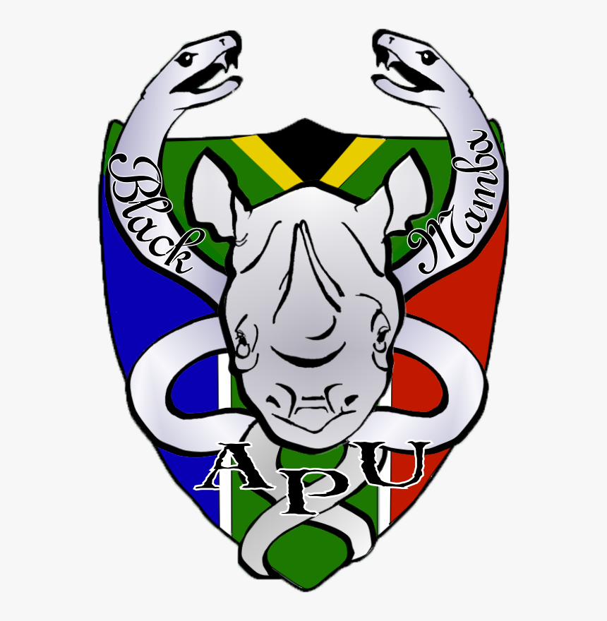 Black Mamba Anti Poaching Unit Logo, HD Png Download