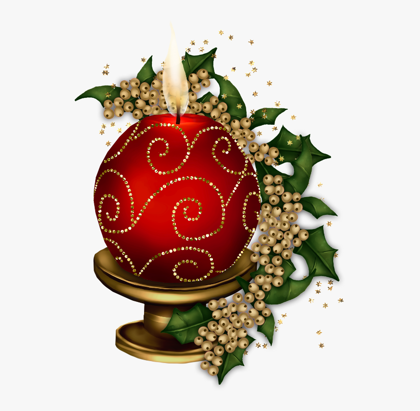 Noel Candles Png - Weihnachtskerze Png, Transparent Png