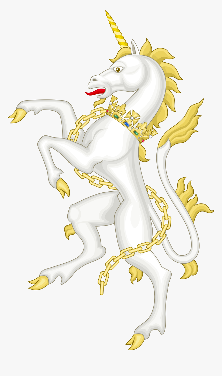 Heraldry Vector Unicorn - Canadian Coat Of Arms Unicorn, HD Png Download
