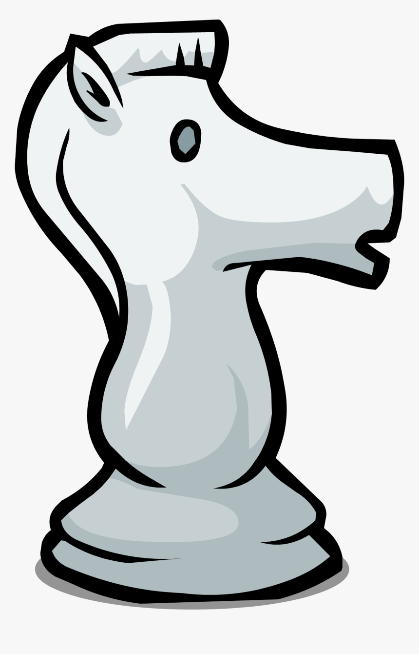 Chess Knight Club Penguin Wiki Fandom Powered By Wikia - Chess Horse Cartoon Transparent Background, HD Png Download