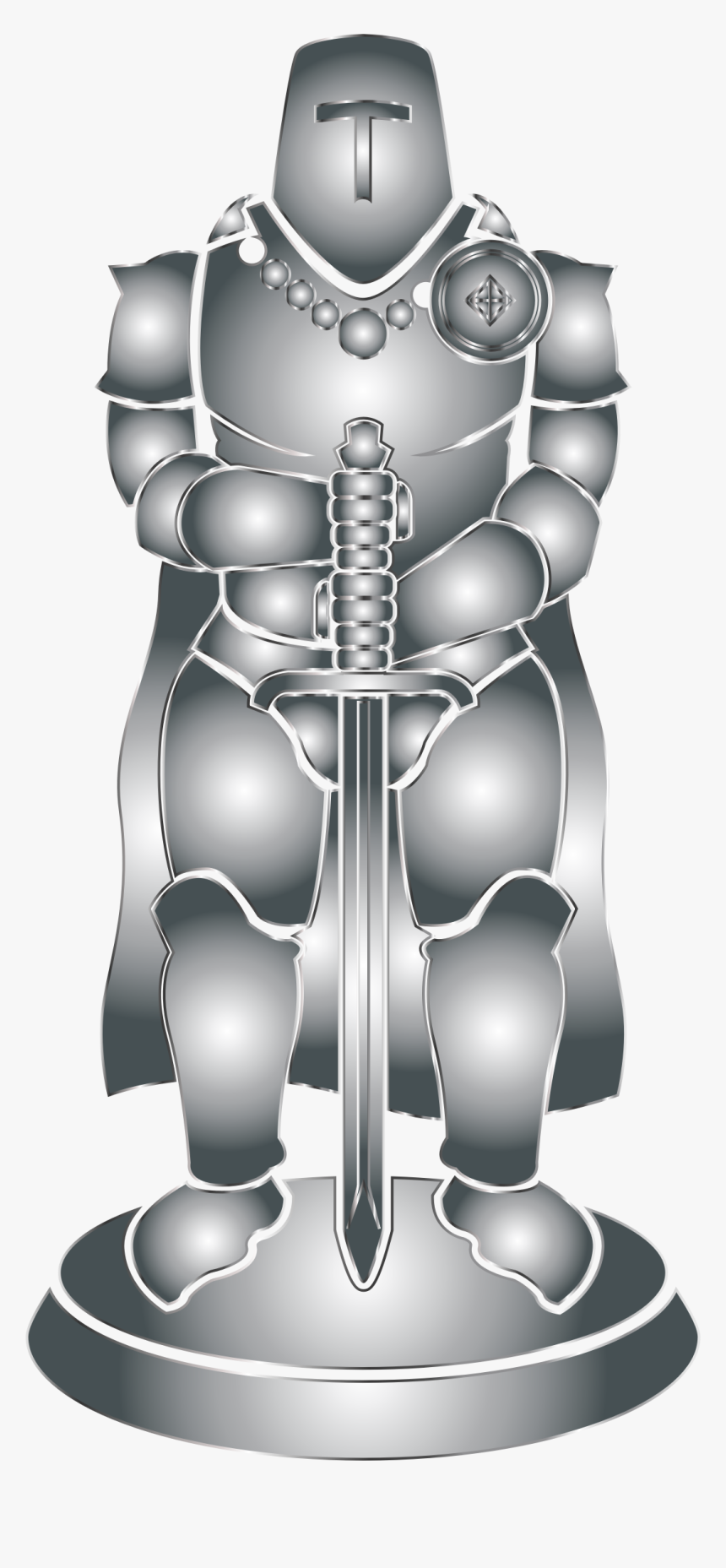 Robot Knight Clip Art, HD Png Download