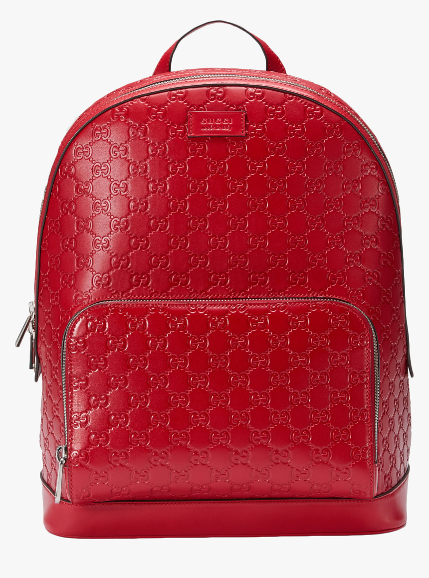 red gucci backpack