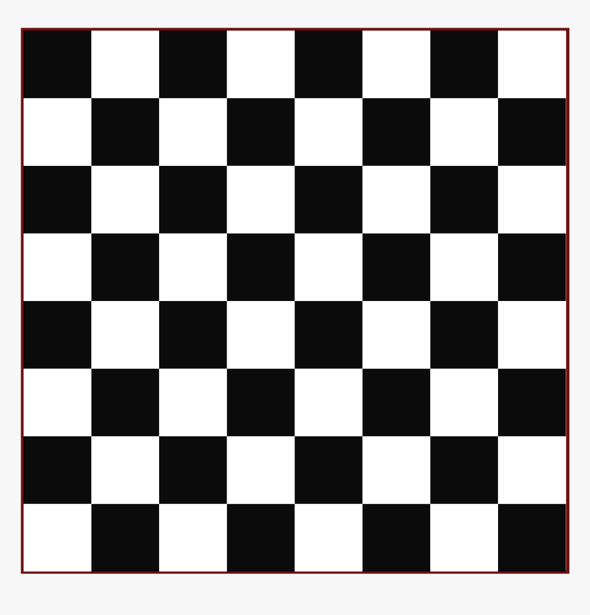 Transparent Stock Chess Vector Pattern - Checker Board 8 By 8, HD Png Download