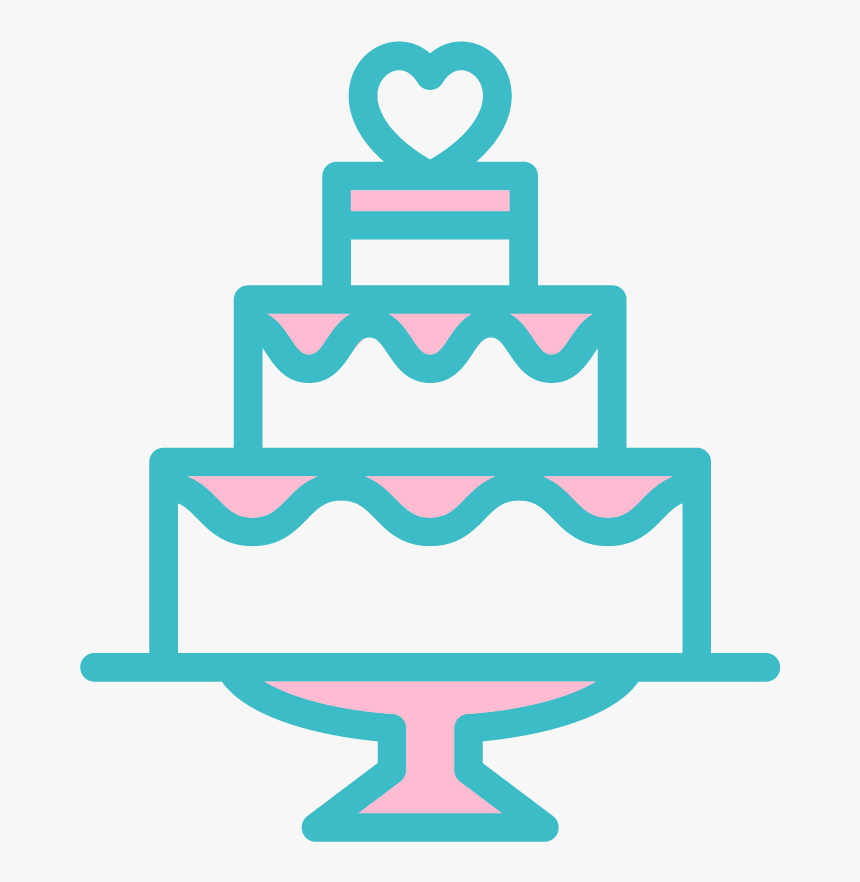 Wedding Cake Layer Cake Birthday Cake Cupcake Wedding - Wedding Cake Cake Icon Png, Transparent Png