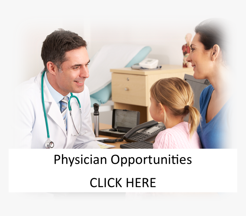 Physician Opportunities - Click Here - Doctor Talking To Mother, HD Png Download