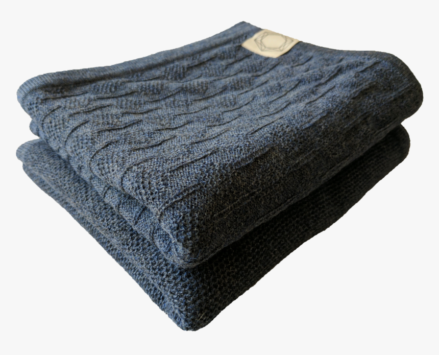 Baby Blanket Llama Wool // Midnight Blue // Pin, HD Png Download